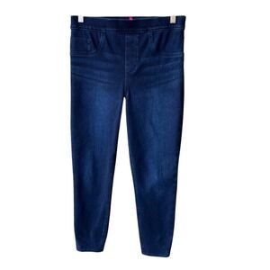 Spanx Pants Jean-ish Ankle Leggings Twilight Blue Slimming Denim Jeggings Medium